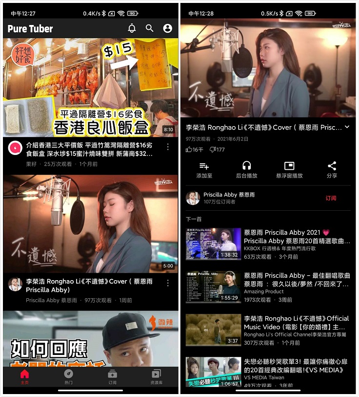 油管纯净版 Pure Tuber v2.15.20.103 解锁VIP - KingHub