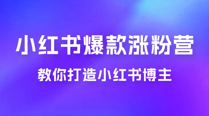 17 天小红书爆款涨粉营，广告变现方向：教你打造小红书博主 IP、接广告变现的 - KingHub